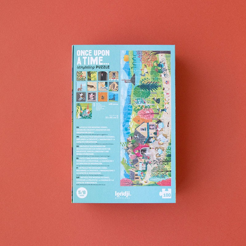 puzzle y juego de historias